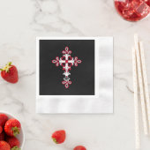 Serviette En Papier Croix chrétienne (En situation)