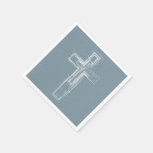 Serviette En Papier Croix chrétienne (Coin)