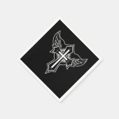 Serviette En Papier Croix chrétienne (Coin)