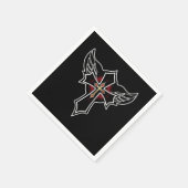 Serviette En Papier Croix chrétienne (Coin)