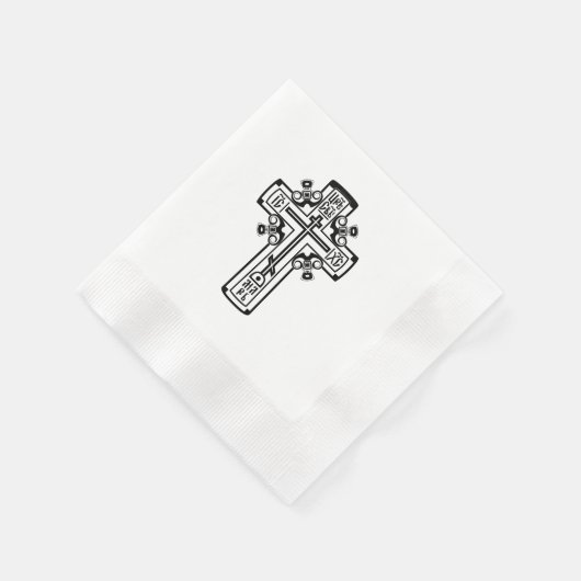 Serviette En Papier Croix chrétienne orthodoxe (Coin)