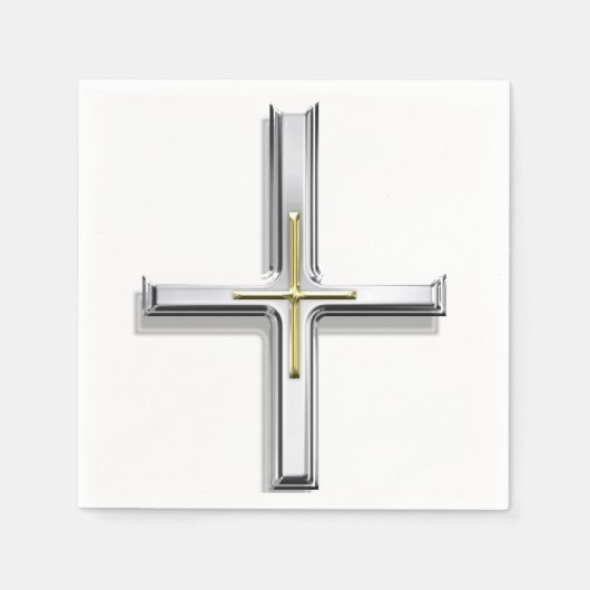 Serviette En Papier Croix dans la foi I (Devant)