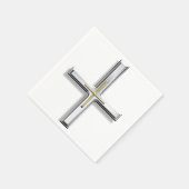 Serviette En Papier Croix dans la foi I (Coin)