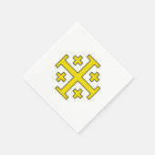 Serviette En Papier Croix de Jérusalem (Coin)
