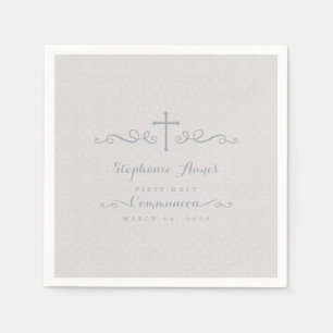 Serviette En Papier Croix de l'organisme de communion dans le modèle f