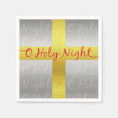 Serviette En Papier Croix de Noël chrétienne Joli religieux (Devant)