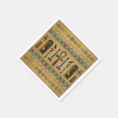Serviette En Papier Croix égyptienne - Ankh Ornament sur papyrus (Coin)