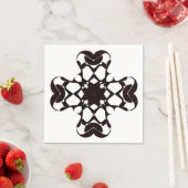 SERVIETTE EN PAPIER CROIX RONDE (En situation)