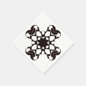 SERVIETTE EN PAPIER CROIX RONDE (Coin)