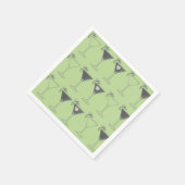 Serviette En Papier Croquis de lunettes Martini (Coin)