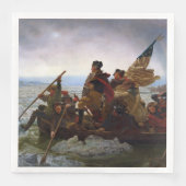 Serviette En Papier Crossing Delaware 1776 : Général George Washington (Devant)