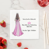 Serviette En Papier Crowning Queens Pageant Send-off Party Napkins (En situation)