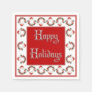 Serviette En Papier Croyez en Père Noël Style 2-Paper Napkins