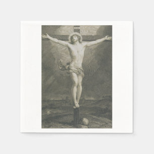 Serviette En Papier Crucifixion de Jésus Christ