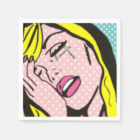 Cry Me a River Pop Art Papier