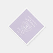 Serviette En Papier Crystal anniversaire 3 ans d'amour serviettes (Coin)