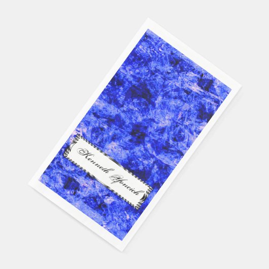 Serviette En Papier Crystallié par Kenneth Yoncich (Coin)