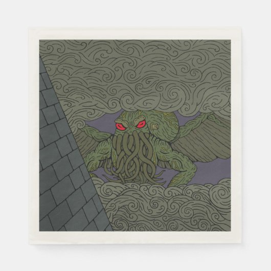 Serviette En Papier Cthulhu (Devant)