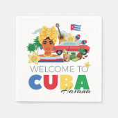 Serviette En Papier Cuba (Devant)