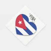 Serviette En Papier Cuba Love (Coin)