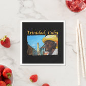 Serviette En Papier Cuba - Trinidad Cubain Cigar Art (En situation)