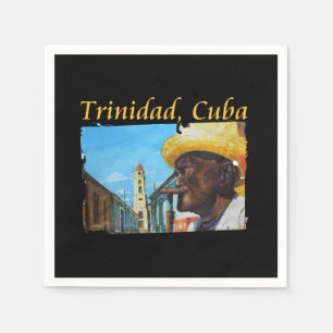 Serviette En Papier Cuba - Trinidad Cubain Cigar Art