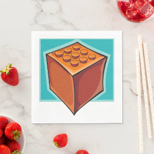 Serviette En Papier Cube Brown