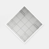 Serviette En Papier Cubes Abstraits (Coin)
