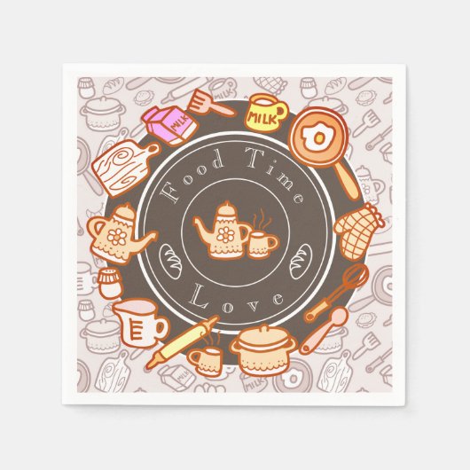 Serviette En Papier Cuisine Brown (Devant)