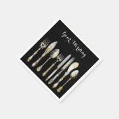 Serviette En Papier Cuisine Chefs ustensiles de cuisine (Coin)