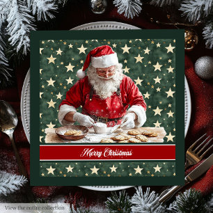 Serviette En Papier Cuisine classique Santa Claus serviettes de fête