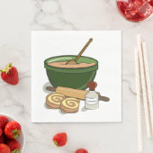 Serviette En Papier Cuisine confortable Ingrédients Cuisine confortabl (En situation)