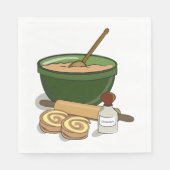 Serviette En Papier Cuisine confortable Ingrédients Cuisine confortabl (Devant)