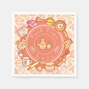 Serviette En Papier Cuisine Cuisine Orange