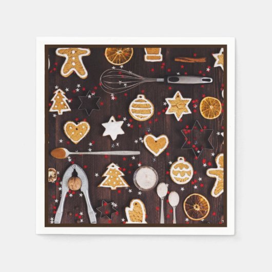 Serviette En Papier Cuisine de vacances (Devant)