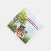 Serviette En Papier Cuisine familiale Retrouvailles dans le parc Papie (Coin)