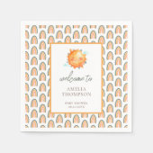 Serviette En Papier Cuisine Ray Of Sunshine Rainbow Baby shower D'Accu (Devant)