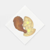 Serviette En Papier Cuisine soule classique Poulet frit et gaufres Din (Coin)