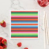 Serviette En Papier Cuisine traditionnelle espagnole Serape Fiesta mex (En situation)