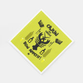 Serviette En Papier Cuisines Cajun et Créole (Coin)