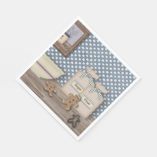 Serviette En Papier Cuisson pain d'épices Hommes Papier Naples (Coin)