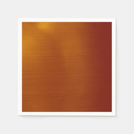 Serviette En Papier Cuivre métallique (Devant)