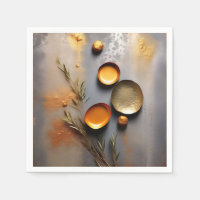 Cuivre texturé et métal ocre