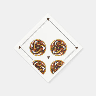 Serviette En Papier Culture Trypillienne Ancien Motif Spirale