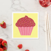 Serviette En Papier Cupcake (En situation)