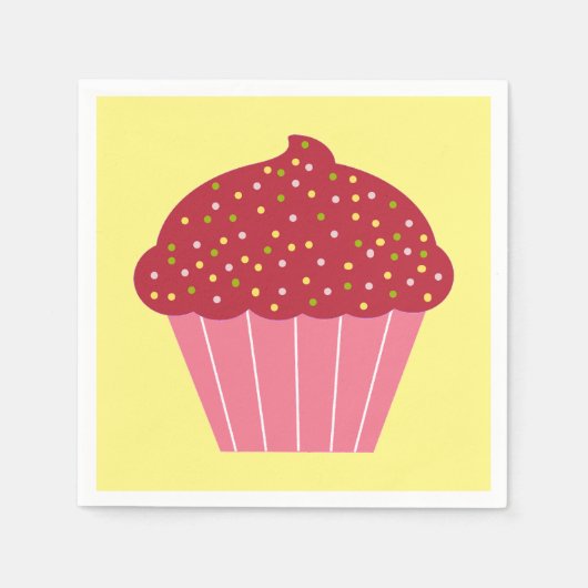Serviette En Papier Cupcake (Devant)