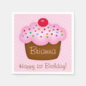 Serviette En Papier Cupcake (Devant)