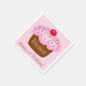 Serviette En Papier Cupcake (Coin)
