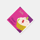 Serviette En Papier Cupcake de l'ours gommé | Papier (Coin)