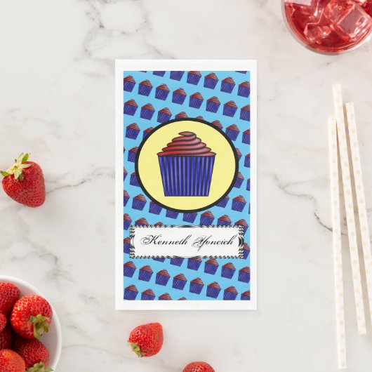 Serviette En Papier Cupcake par Kenneth Yoncich (En situation)
